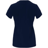 Capri damesshirt met korte mouwen - Marineblauw - 3XL