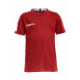 *Progress practise tee jr br.red/white 158/164