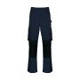 Tweekleurige heren werkbroek Navy/Black 62 NL (56 FR)