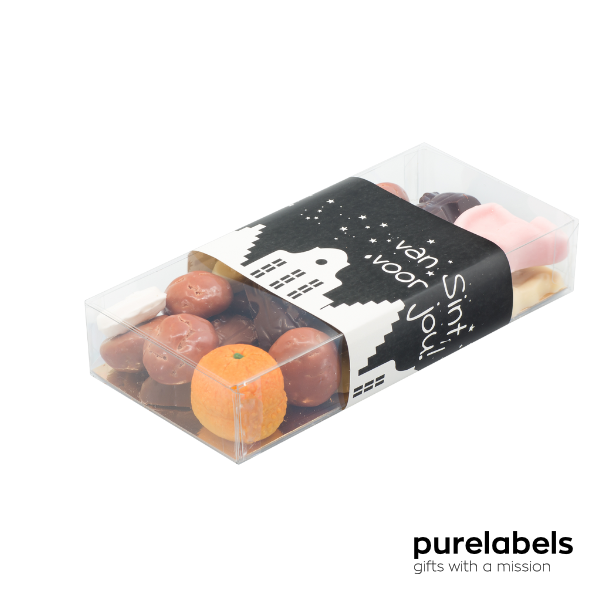Sinterklaas chocolade | Chocolade en Snoep Box met sleeve | 150 Gram