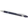 Kish balpen met zilveren afwerking (blauwe inkt) - Navy