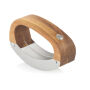 AdHoc RoccaVerde hakmes met snijplank, bruin