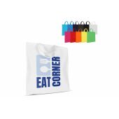 Schoudertas OEKO-TEX® gekleurd kort 140g/m² 38x42 cm - Wit