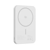 Urban Vitamin Pomona 5000mAh Qi2.2 25W magnetische powerbank, zilver