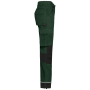 Gerecycled performance heren  werkbroek Forest Green / Black 50 FR