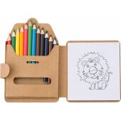 Cardboard coloring set Marlon custom/multicolor