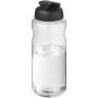 H2O Active® Big Base 1 l drinkfles met klapdeksel - Zwart