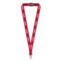 Polyester lanyard met reflecterende draden Polyester lanyard met reflecterende draden