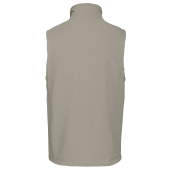 Bodywarmer van microfleece heren Beige 5XL