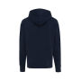 IQONIQ Yoho gerecycled katoen relaxed hoodie, donkerblauw (L)