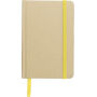 Kraftpapieren notitieboek John geel