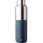 Gerecyclede roestvrijstalen dubbelwandige drinkfles (600 ml) Esen zwart Gerecyclede roestvrijstalen dubbelwandige drinkfles (600 ml) Esen zwart