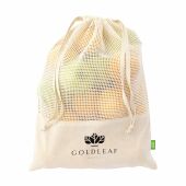 Natura Organic GOTS Mesh Bag (120 g/m²) fruitzakje 40 x 30 cm