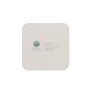 RCS gerecycled plastic 10W draadloos oplader met USB-poorten, wit