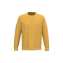 Ecologische uniseks sweater met ronde hals Sun Yellow XXS