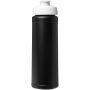 Baseline® Plus 750 ml sportfles met flipcapdeksel - Zwart/Wit