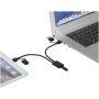 Connect 6-in-1 RCS gerecycled aluminium 45W snellaad- en gegevensoverdrachtkabel - Zwart