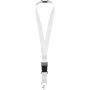Yogi lanyard met afneembare gesp en veiligheidssluiting - Wit Yogi lanyard met afneembare gesp en veiligheidssluiting - Wit