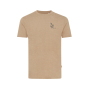Iqoniq Manuel gerecycled katoen t-shirt ongeverfd, heather brown (XXL)