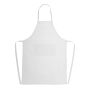 Impact AWARE™ gerecycled katoenen schort 180gr, wit