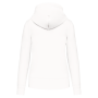 Ecologische damessweater met capuchon White XS