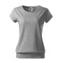 T-shirt women's City dark grey melange XS