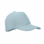 WALE - 5 panelen corduroy baseballcap - Babyblauw