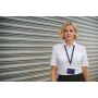 Dames pilotenblouse met korte mouwen White 8 UK