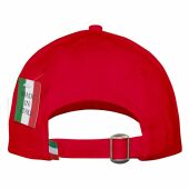 Heavy brushed cap - Italian made - Rood
