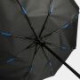 Stormvaste, automatisch te openen- en sluiten pocketparaplu STREETLIFE blauw, zwart