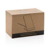 Bamboe 5W draadloze oplaadstandaard, bruin