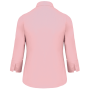Overhemd in onderhoudsvriendelijk polykatoen-popeline 3/4-mouwen dames Pale Pink S