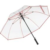 AC golf umbrella FARE® Pure transparent-red