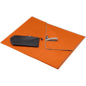 Pieter GRS ultralichte en sneldrogende handdoek 100 x 180 cm - Oranje
