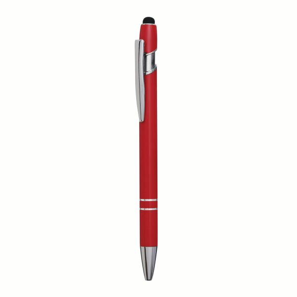Aluminium ballpoint pen MERCHANT red