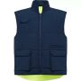 Vest Persei navy blue/fluor yellow S