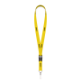 Afneembare polyester lanyard in Pantone-kleur met zeefdruk en J-haak Afneembare polyester lanyard in Pantone-kleur met zeefdruk en J-haak