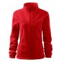 Fleece women's Jacket red L