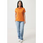 IQONIQ Yosemite dames recycled katoen pique polo, oranje (L)