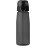 Capri 700 ml tritan sportfles - Transparant zwart