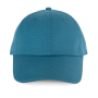 Canvaskatoenen pet met 6 panelen - K-up Gold Label Cadet Blue One Size