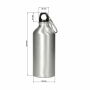 Aluminiumfles "Sporty" 0,6 l