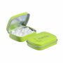 Mini scharnierblikje embossing Lime Pepermunt suikervrij Mini scharnierblikje embossing Lime Pepermunt suikervrij