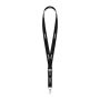 Afneembare polyester lanyard in Pantone-kleur met zeefdruk en metalen karabijnhaak Afneembare polyester lanyard in Pantone-kleur met zeefdruk en metalen karabijnhaak