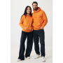 IQONIQ Rila lichtgewicht gerecycled katoen hoodie, oranje (L)
