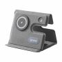 Triplo RCS Wireless Charging Station oplader - grijs Triplo RCS Wireless Charging Station oplader - grijs