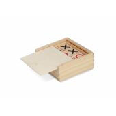 Tic Tac Toe houten in doos - Hout