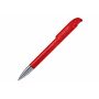 Balpen Atlas transparant metal tip - Transparant Rood