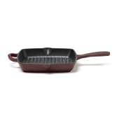 VINGA Monte geëmailleerde grillpan, burgundy
