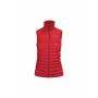 Gewatteerde dames bodywarmer red XS Gewatteerde dames bodywarmer red XS